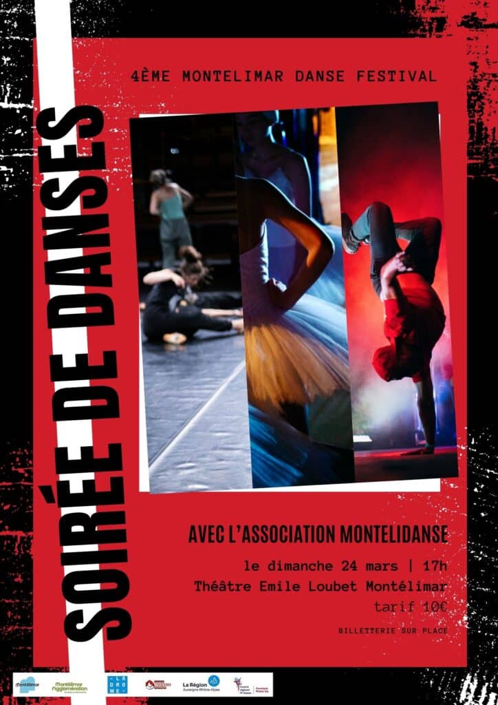 Affiche du spectacle du 4ieme festival Montelimar danse festival le 24 mars 2024